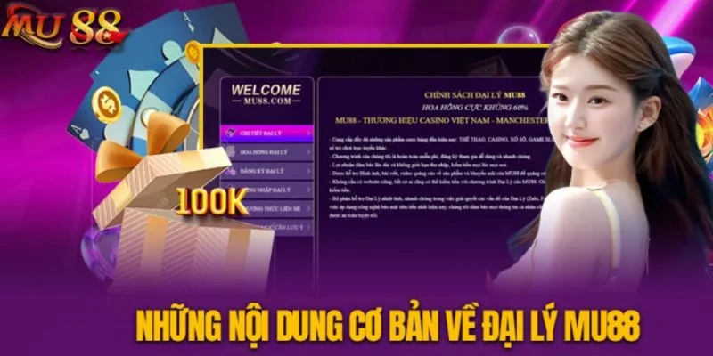 Đại Lý Mu88 1 Trở thành đại lý Mu88 là mục tiêu được rất nhiều người theo đuổi.
