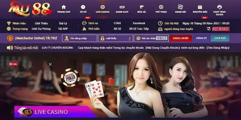 Mu88 - Link Vào Mu88 Com Chính Thức Uy Tín Nhất 2025 5 Giao diện cực đẳng cấp tại nhà cái Mu88.